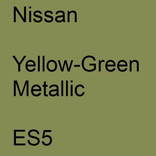 Nissan, Yellow-Green Metallic, ES5.